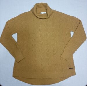 Carve Design Turtleneck with Tie Knit Sweater
